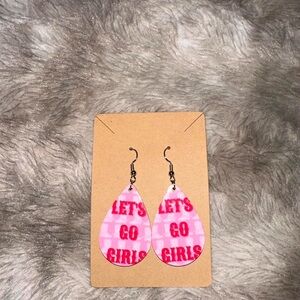 Let’s Go Girls Teardrop Dangle Earrings